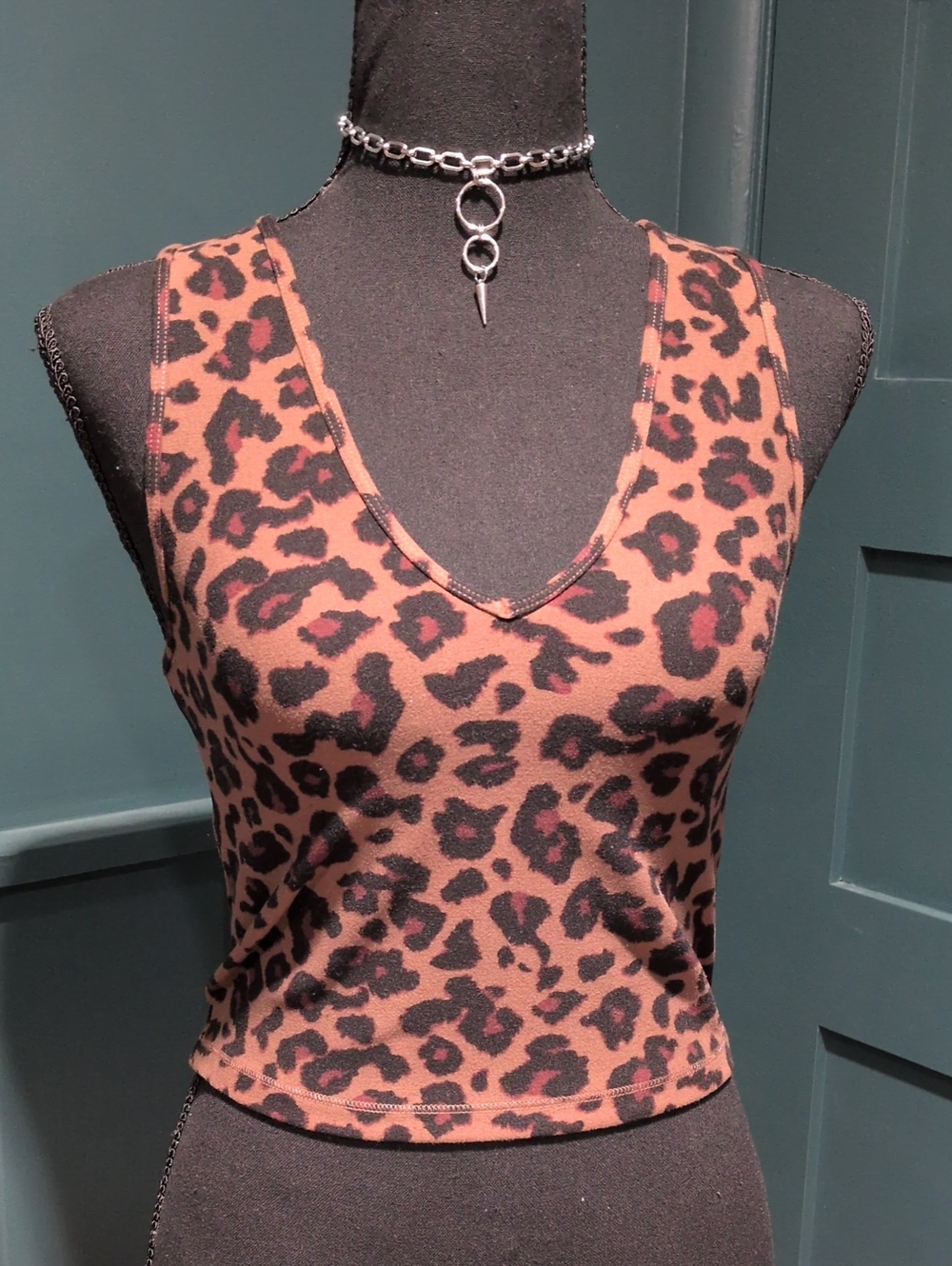 Abercrombie & Fitch Leopard Tank